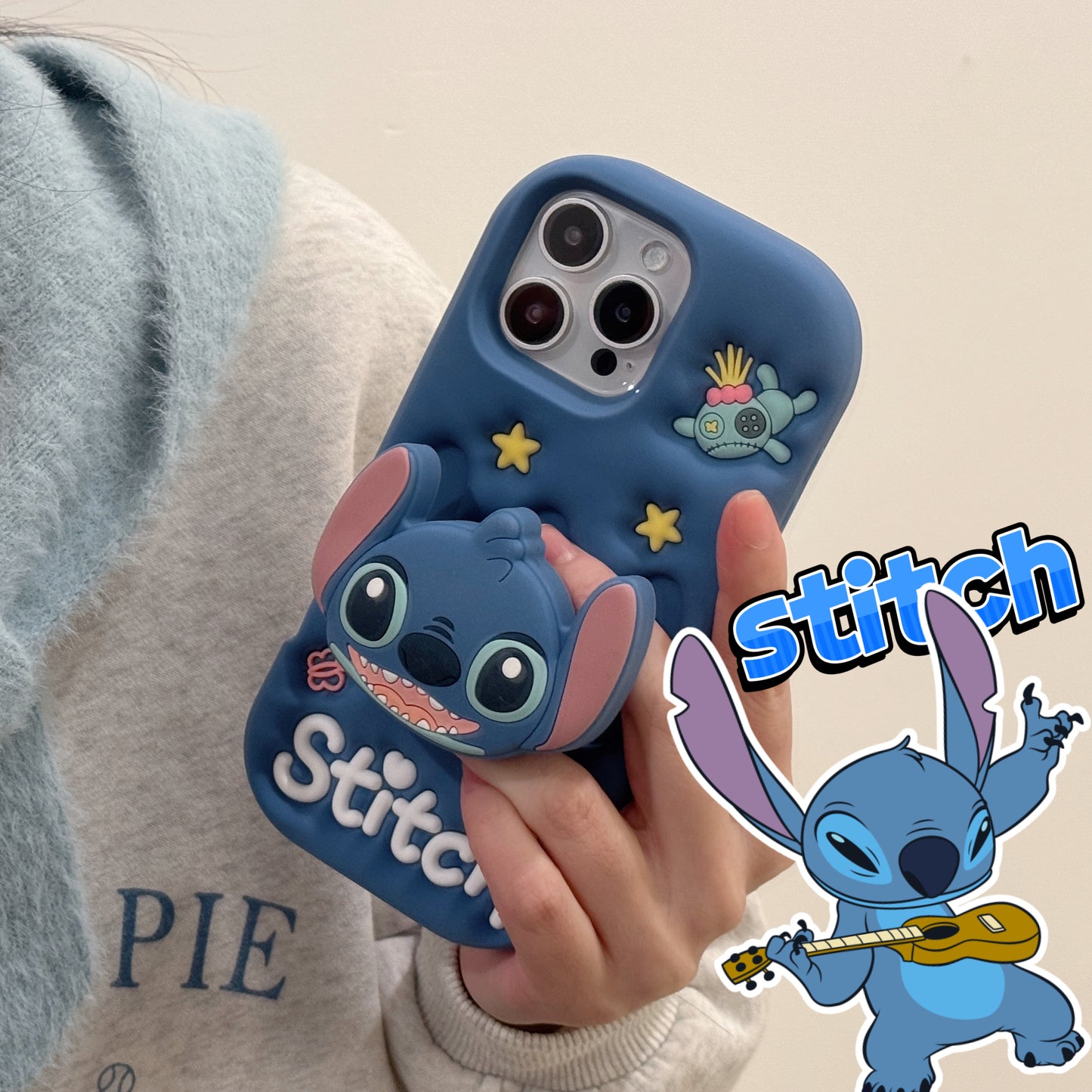Stitch with Pop Socket