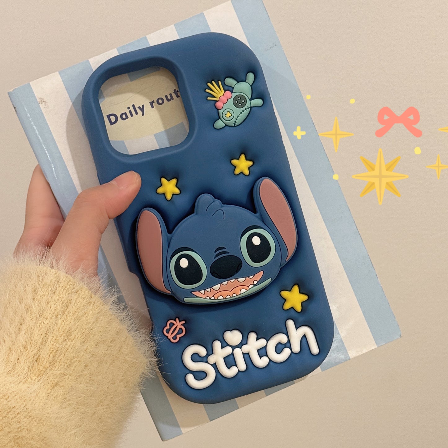 Stitch with Pop Socket